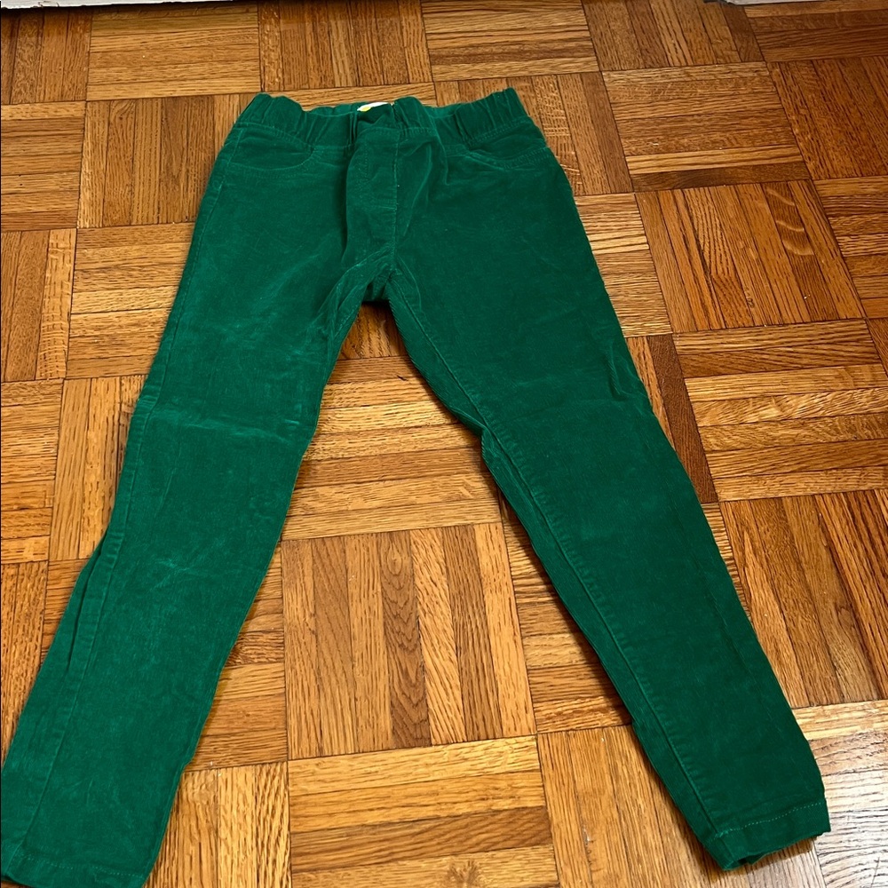 Boden Girls Green Corduroy Pants